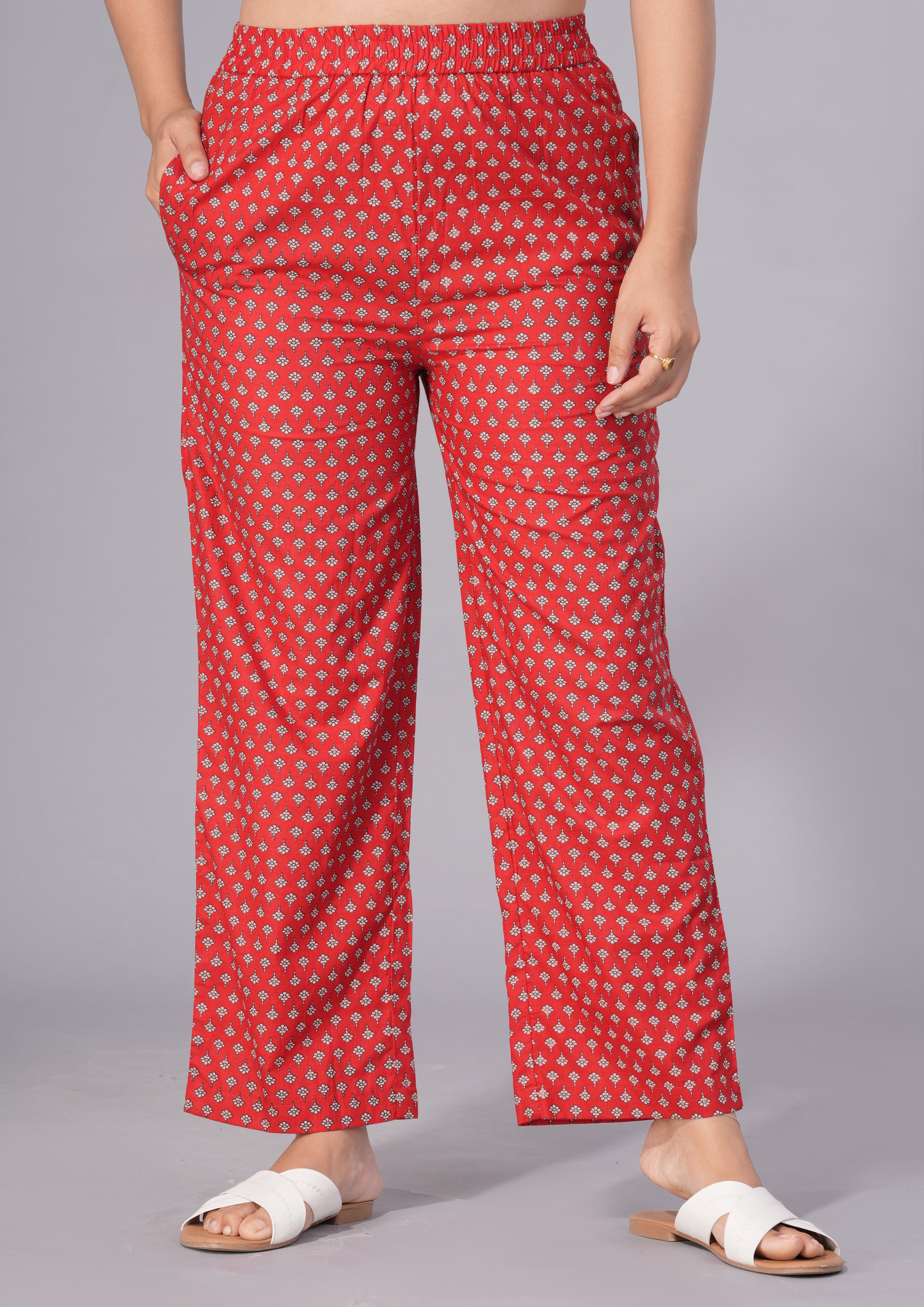 Ruby Charm Printed Cotton Co-ord Set