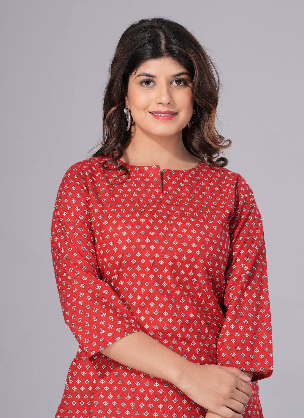 Ruby Charm Printed Cotton Co-ord Set