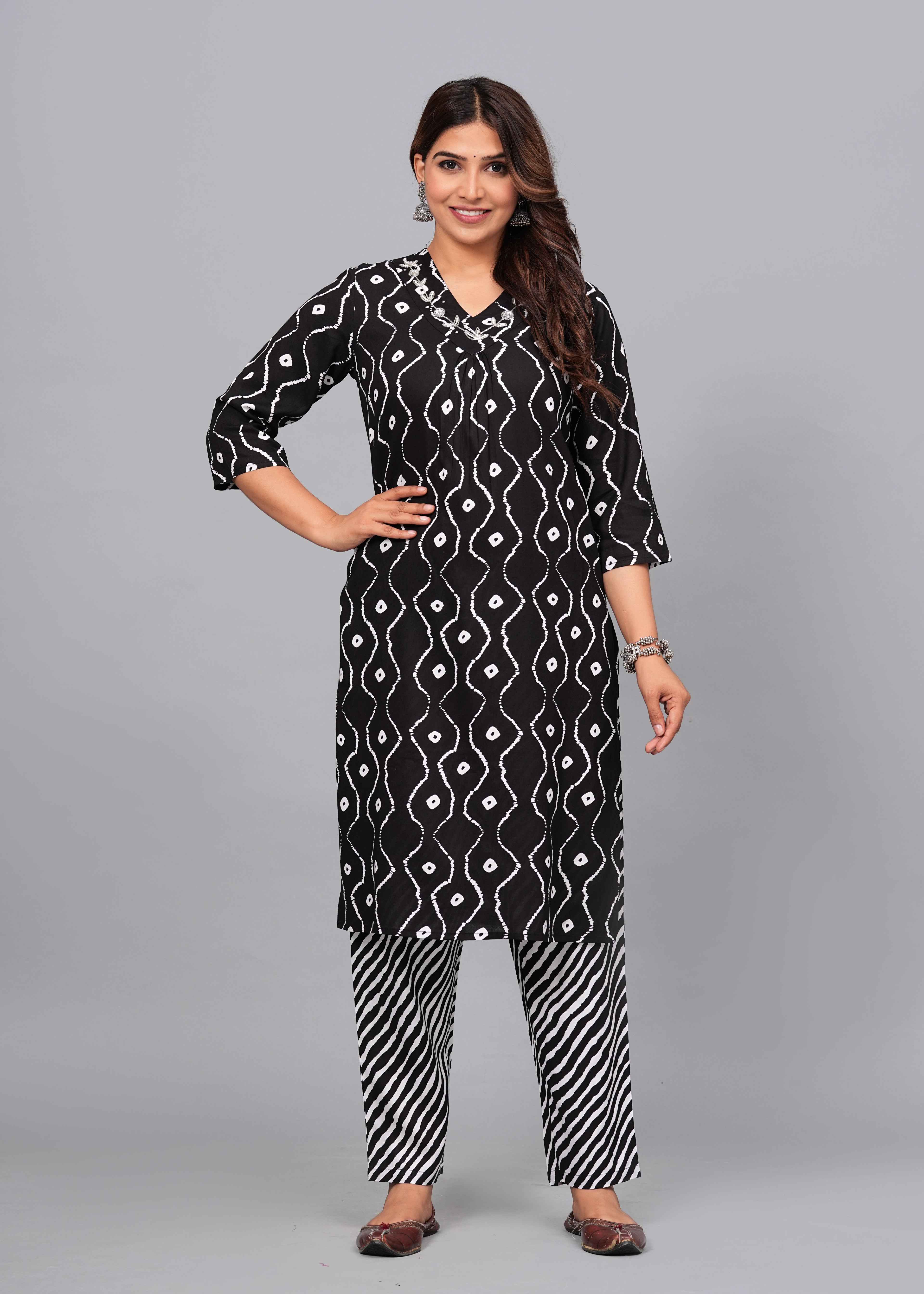 Noir Wave Elegance Co-ord Set