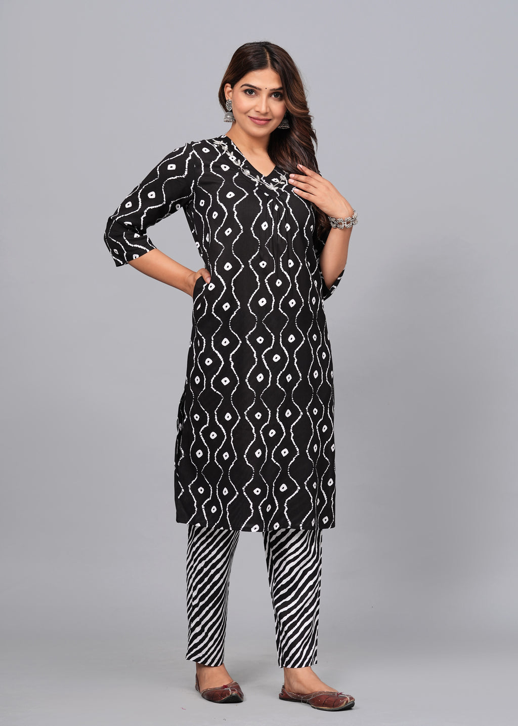 Noir Wave Elegance Co-ord Set