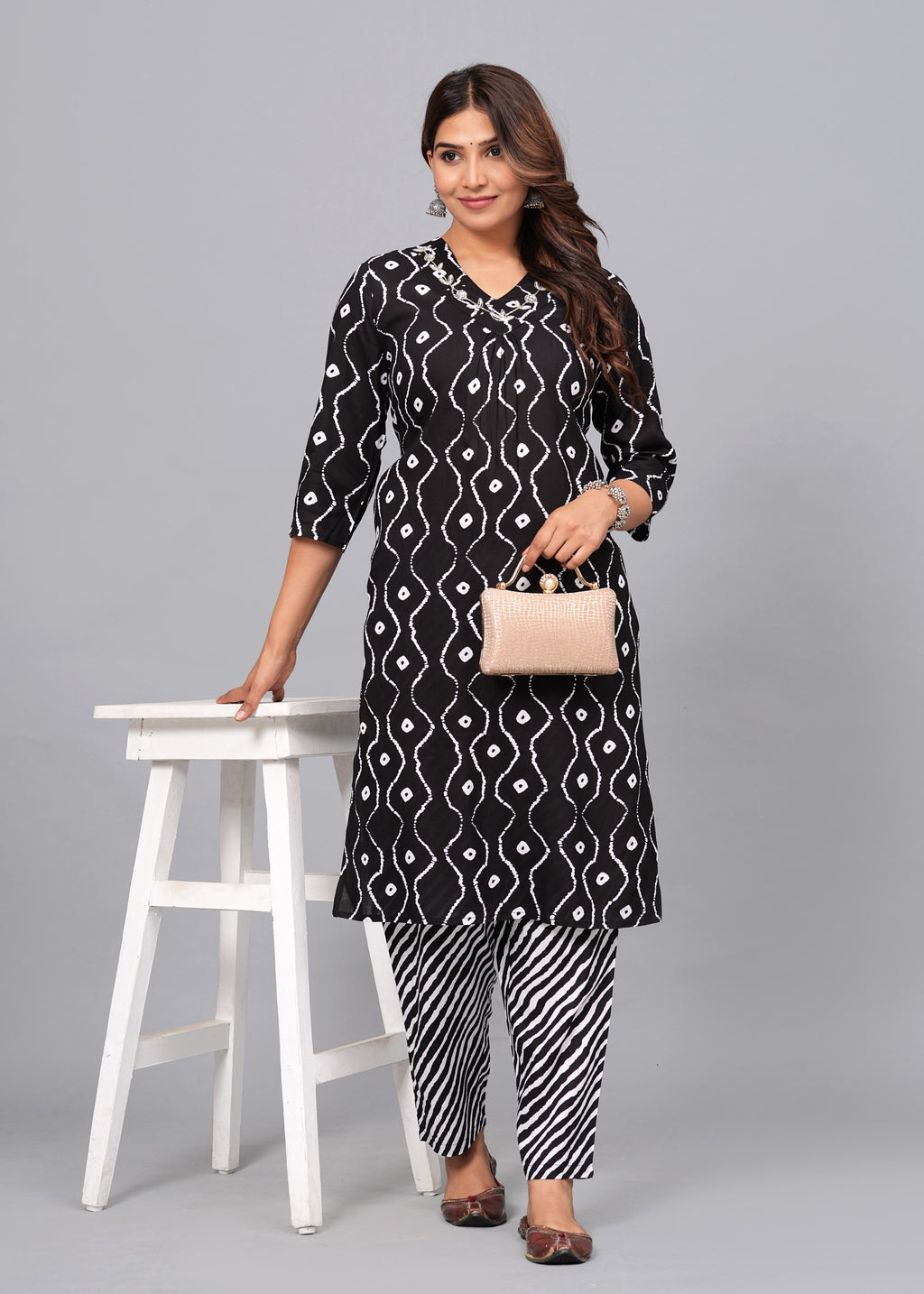 Noir Wave Elegance Co-ord Set