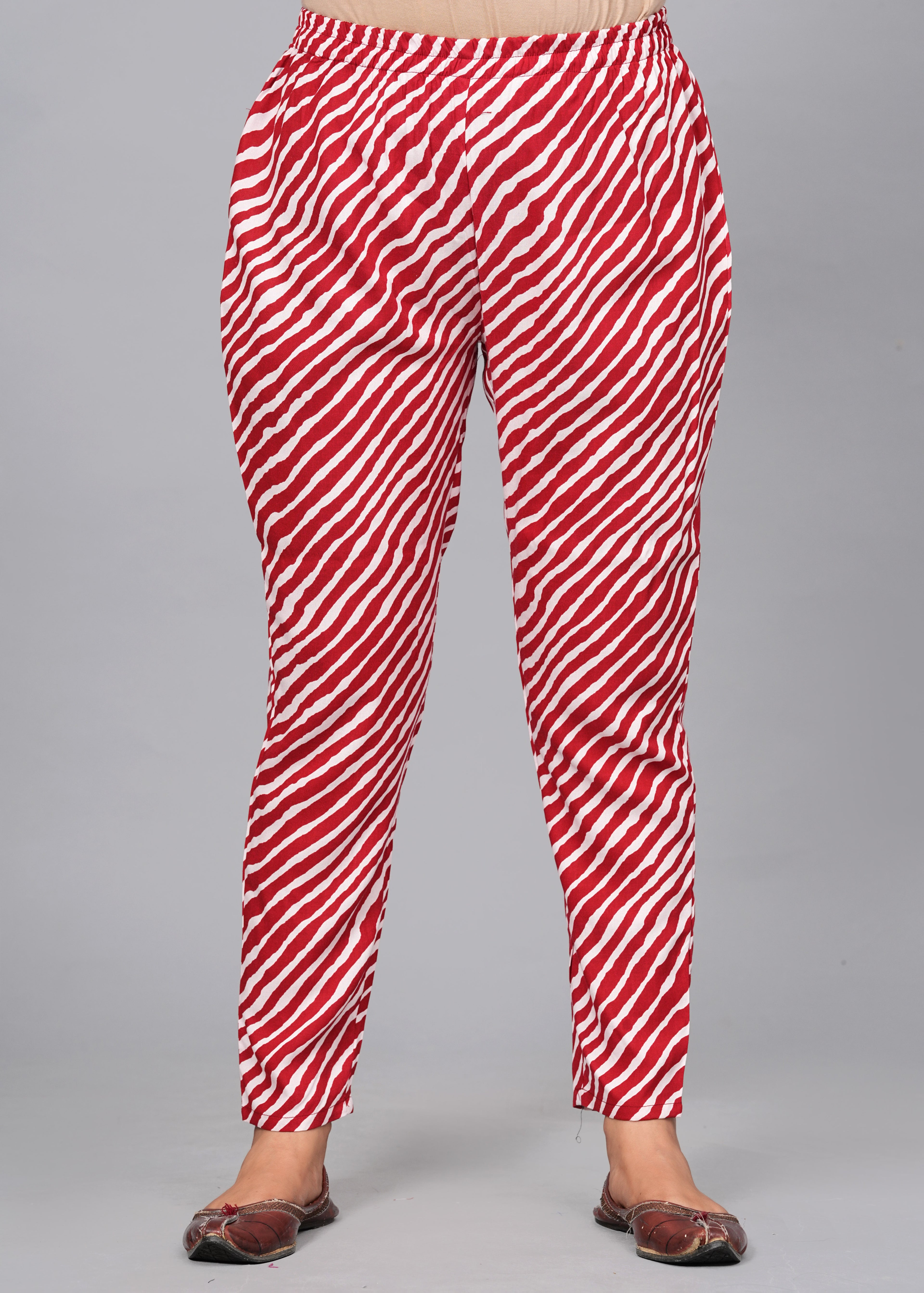 Crimson Wave Handcrafted Cotton Co-ord Set